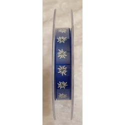 Dekoband Edelweiss blau