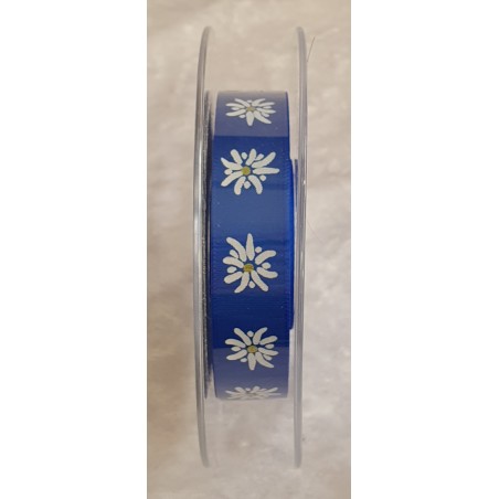 Dekoband Edelweiss blau