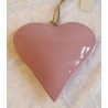 Herz Metall rosa