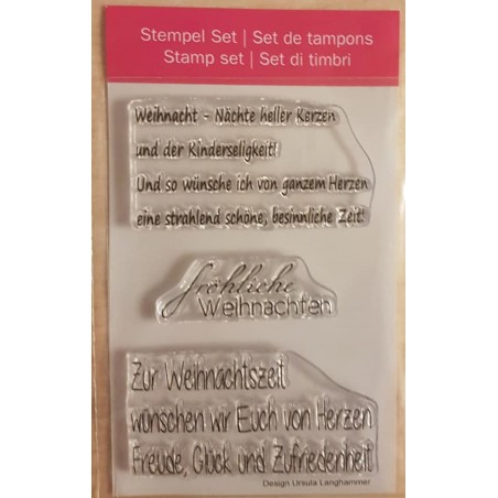 Clear-Stamps Weihnachtssprüchen 3