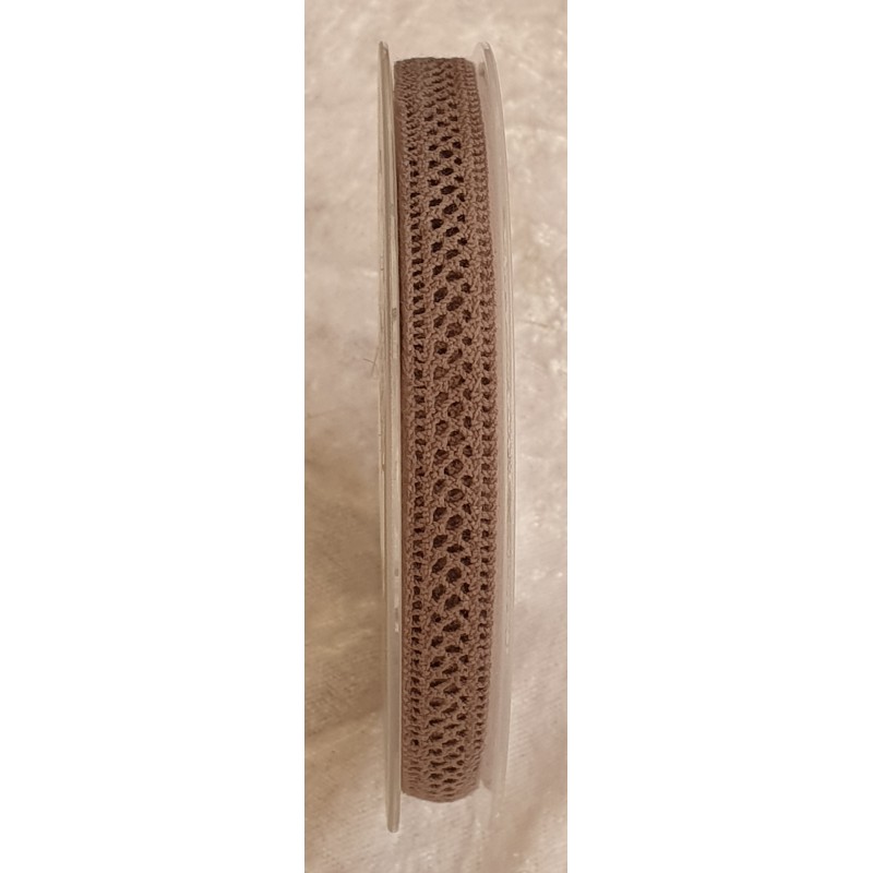 Spitzenband taupe