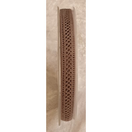 Spitzenband taupe