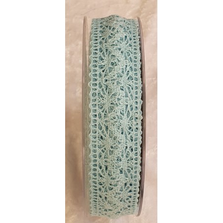 Spitzenband aqua