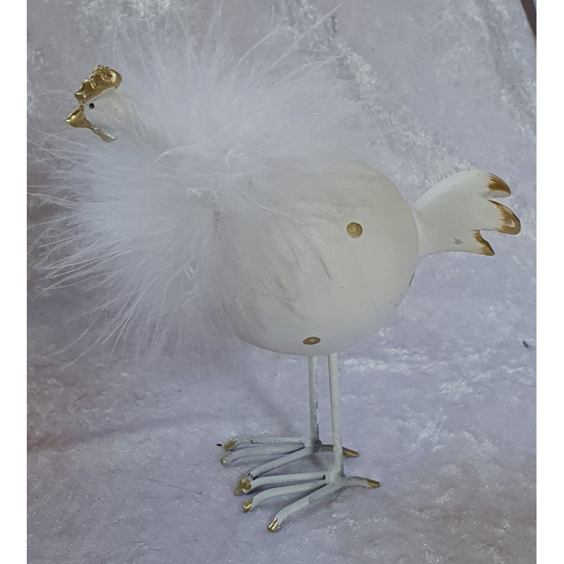 Huhn Metall/Gips