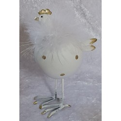 Huhn Metall/Gips