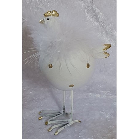 Huhn Metall/Gips