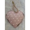Metall Herz rosa