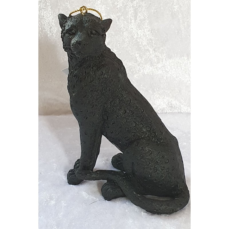 Gepard Polyresin schwarz