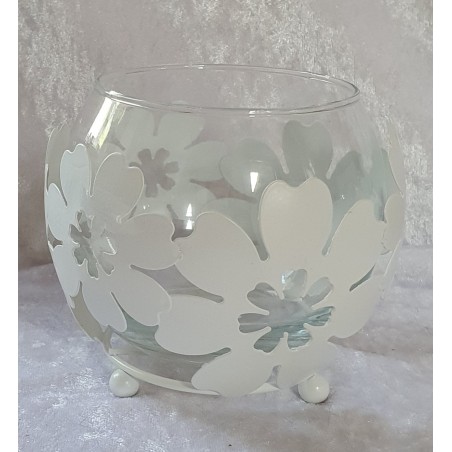 Teelicht Metall/Glas