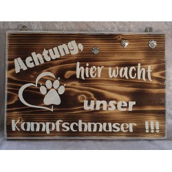 Schild  Kampfschmuser