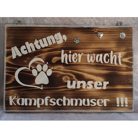 Schild  Kampfschmuser