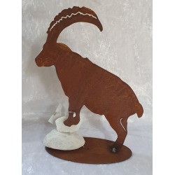 Metall Steinbock rost