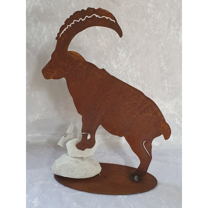 Metall Steinbock rost