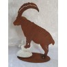 Metall Steinbock rost
