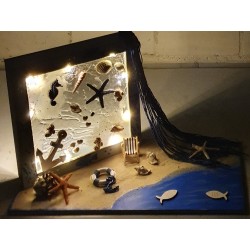 Maritim Rahmen mit Led
