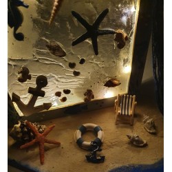 Maritim Rahmen mit Led