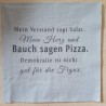 Servietten Mein Verstand sagt...