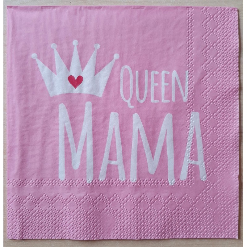 Servietten Queen Mama