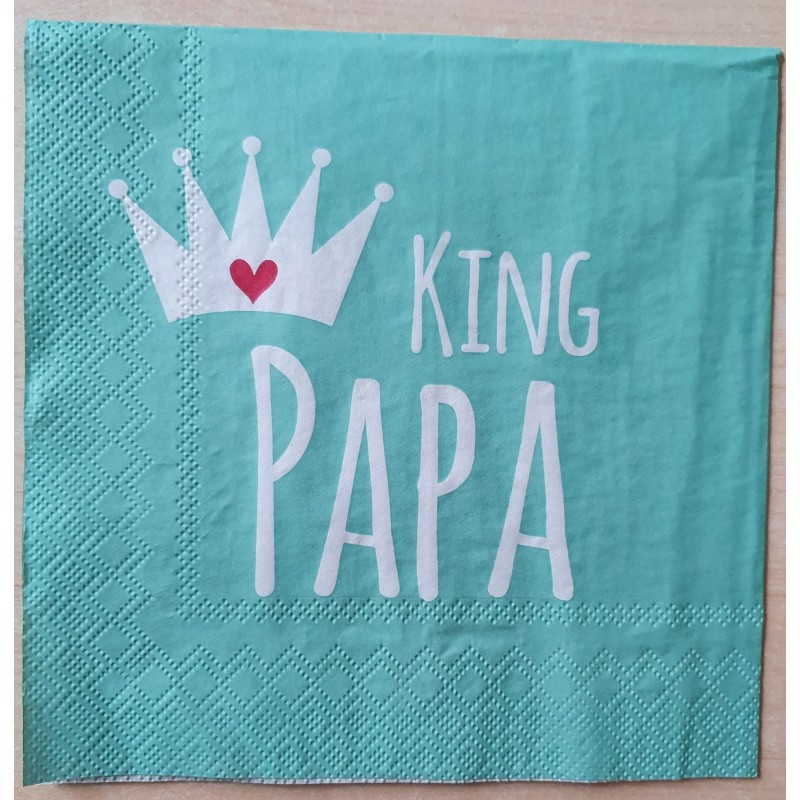 Servietten King Papa