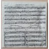 Servietten Musiknoten creme