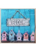 Servietten Welcome