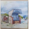 Servietten Fahrrad/Strandkorb