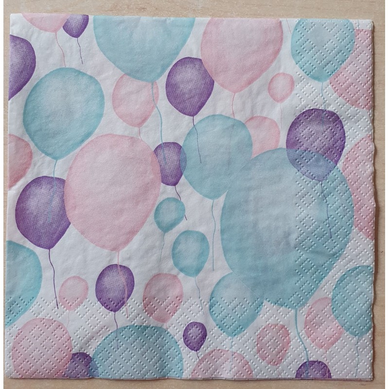 Servietten Luftballons