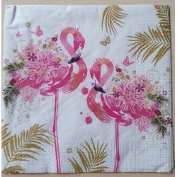 Servietten Flamingos