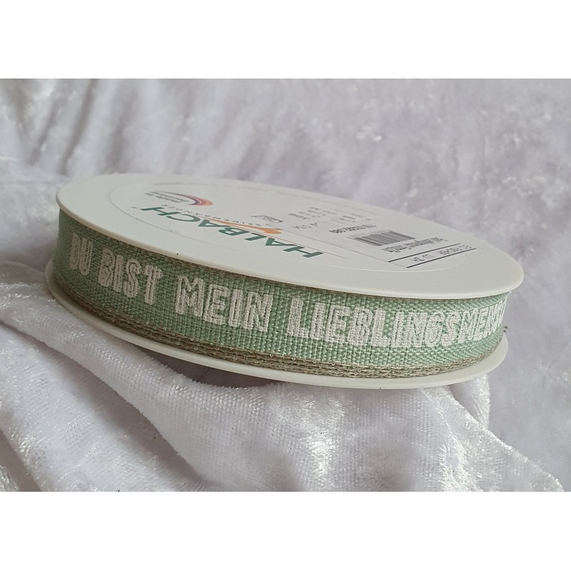 Dekoband Lieblingsmensch mint