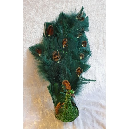 Pfau mit Clip