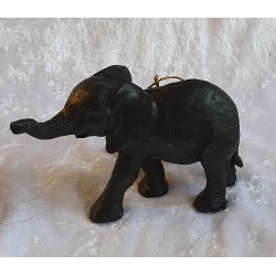 Elefant schwarz Polyresin