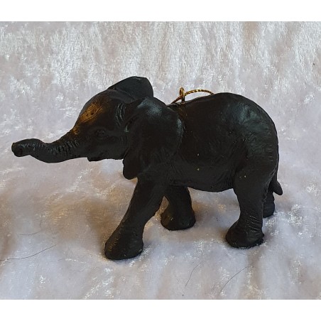 Elefant schwarz Polyresin