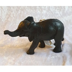 Elefant schwarz Polyresin