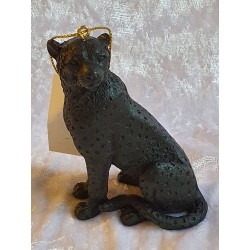 Gepard schwarz Polyresin