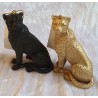 Gepard schwarz Polyresin