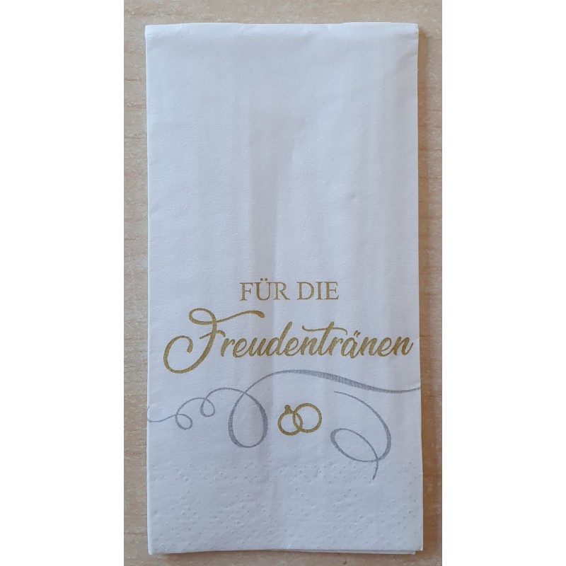 Taschentücher Freudentränen