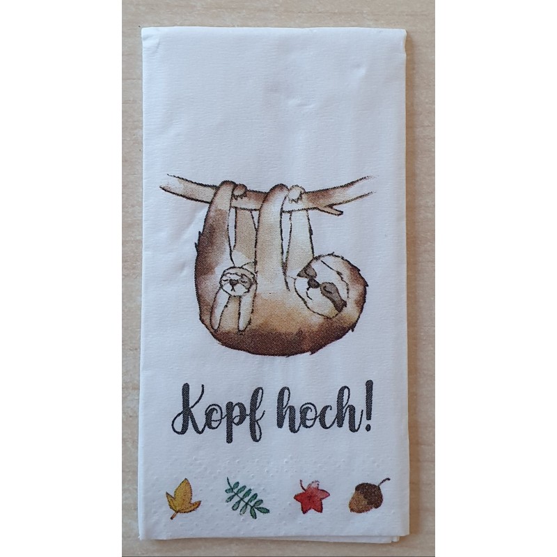 Taschentücher Kopf hoch