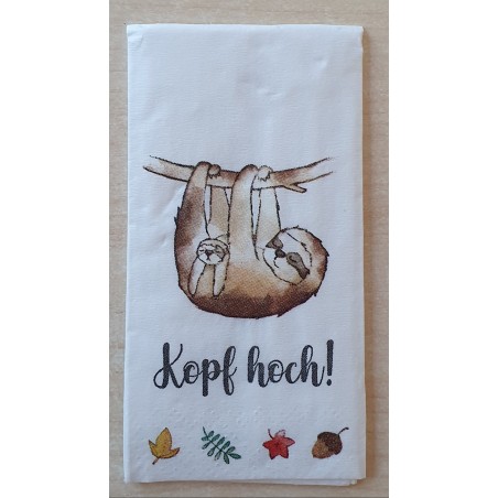 Taschentücher Kopf hoch