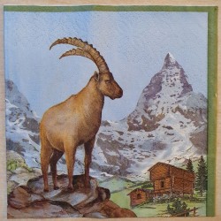 Servietten Steinbock/Gams