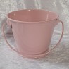 Metall Eimer rosa