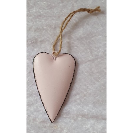 Metall Herz rosa
