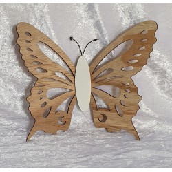 Holz Schmetterling braun