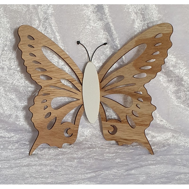 Holz Schmetterling braun