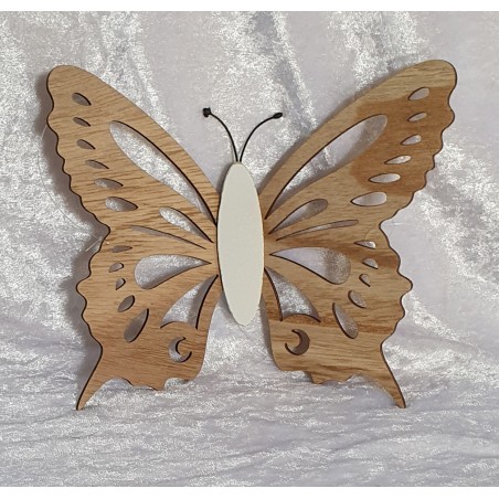 Holz Schmetterling braun