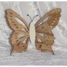 Holz Schmetterling braun