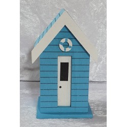 Holzhaus blau