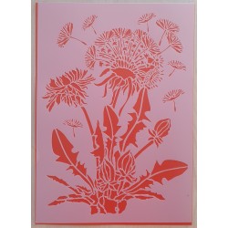 Schablone Pusteblume