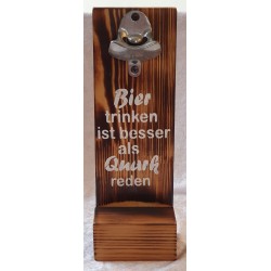 Getränkeöffner Holz