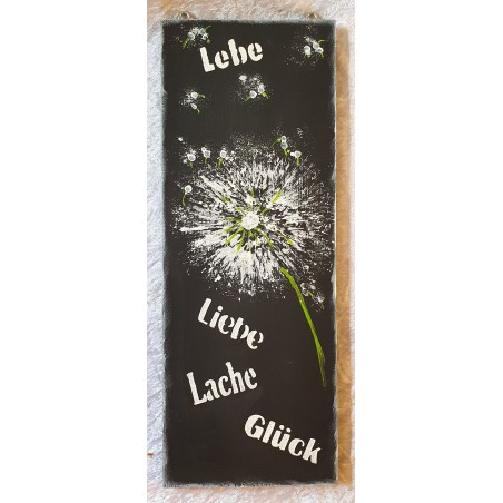 Schild Glück Holz