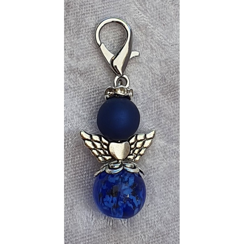 Glas Engeli blau